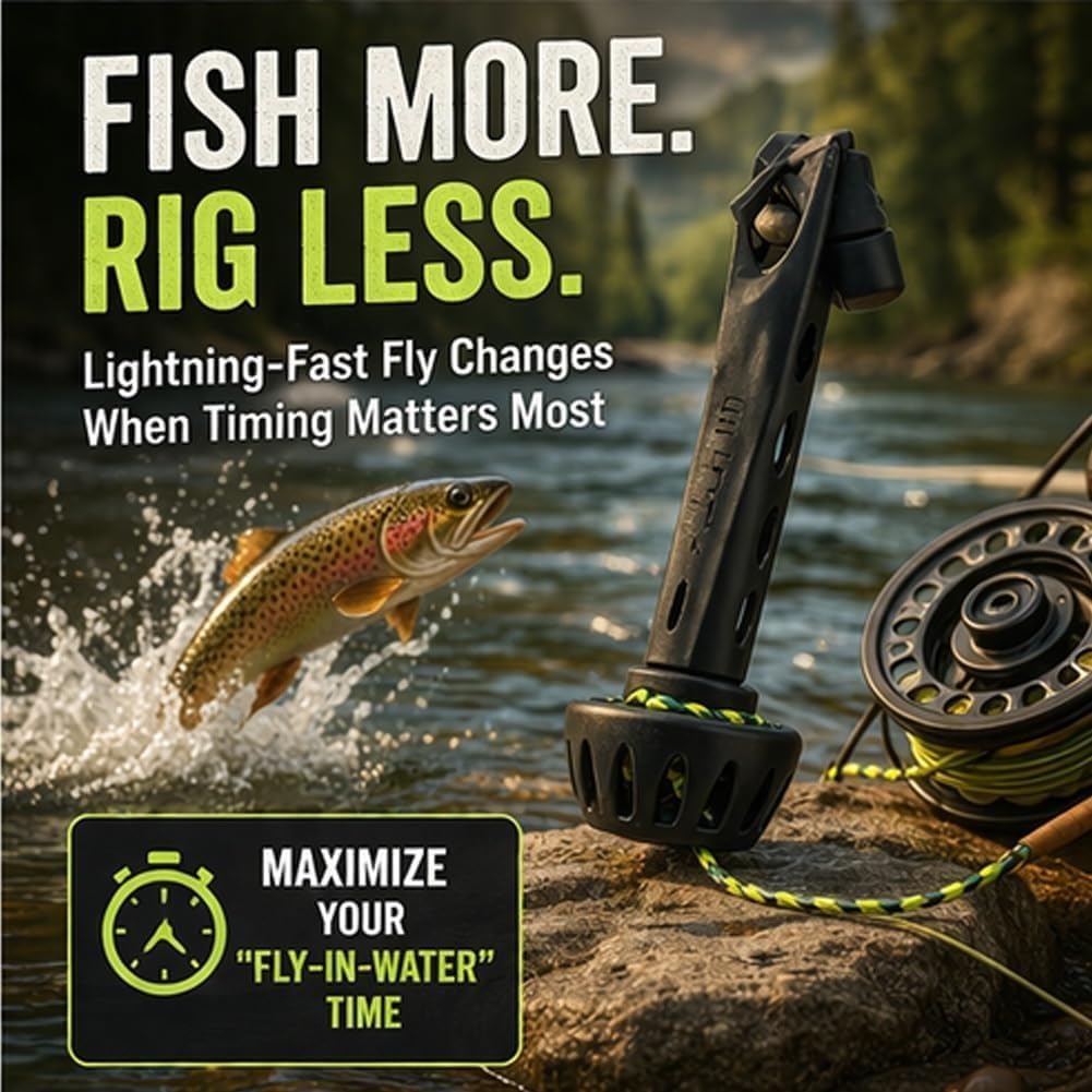 Fishing Line Dispenser - Draagbare Magnetische Vliegvislijn- invoerder, Eenvoudig en