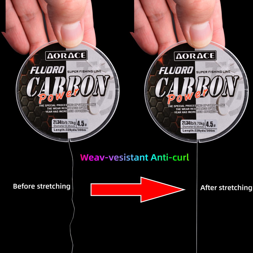 Aorace 300M Fluorocarbon Visli - Ice Fishing Line recensie en prijs